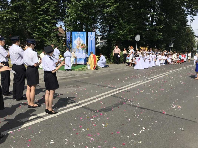 Procesja Bożego Ciała w Czechowicach-Dziedzicach na Lesisku - 2017