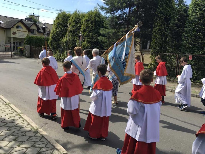 Procesja Bożego Ciała w Czechowicach-Dziedzicach na Lesisku - 2017