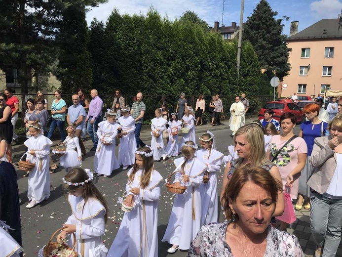 Procesja Bożego Ciała w Czechowicach-Dziedzicach na Lesisku - 2017