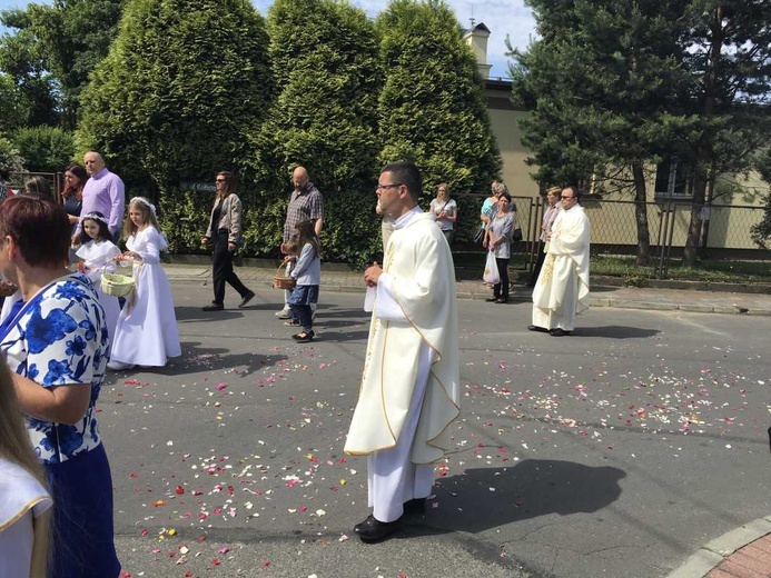 Procesja Bożego Ciała w Czechowicach-Dziedzicach na Lesisku - 2017