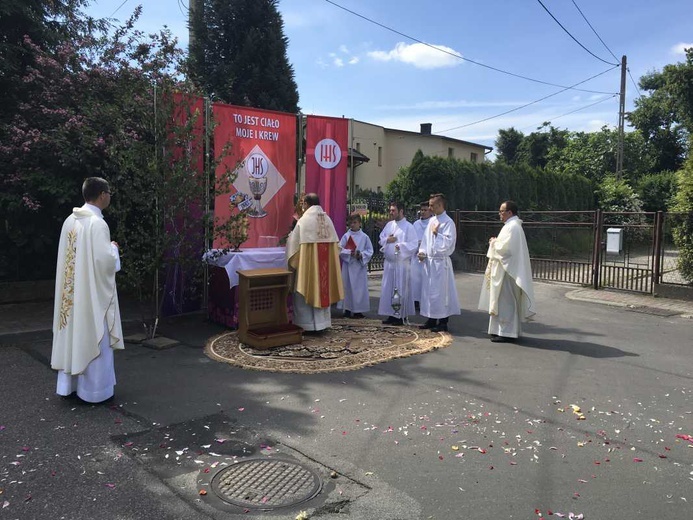 Procesja Bożego Ciała w Czechowicach-Dziedzicach na Lesisku - 2017