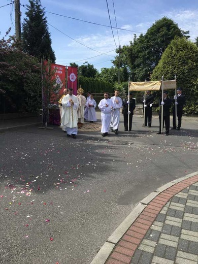 Procesja Bożego Ciała w Czechowicach-Dziedzicach na Lesisku - 2017