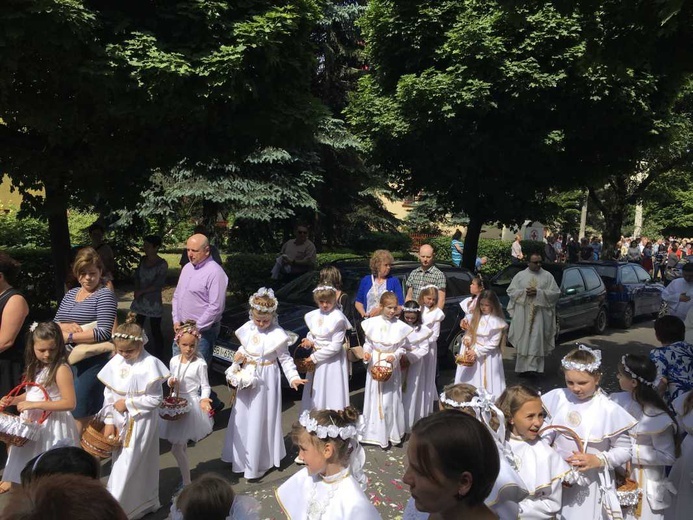 Procesja Bożego Ciała w Czechowicach-Dziedzicach na Lesisku - 2017