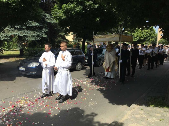 Procesja Bożego Ciała w Czechowicach-Dziedzicach na Lesisku - 2017