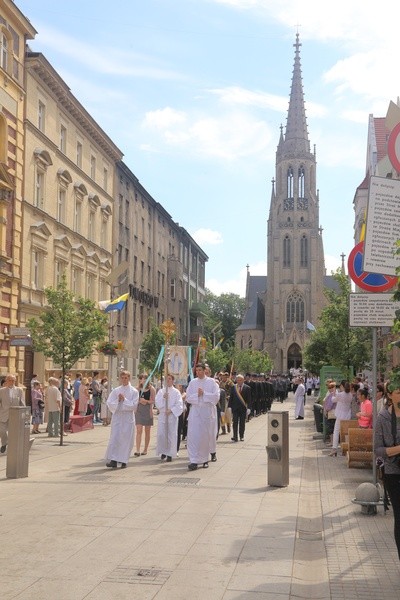 Procesja Bożego Ciała w Katowicach