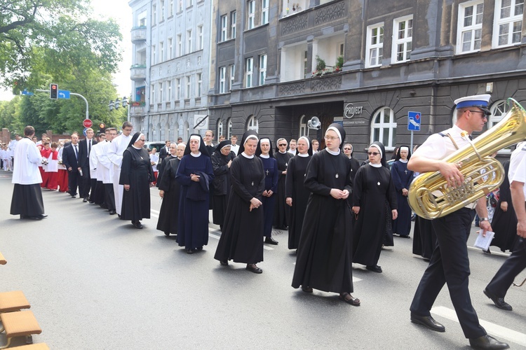 Procesja Bożego Ciała w Katowicach