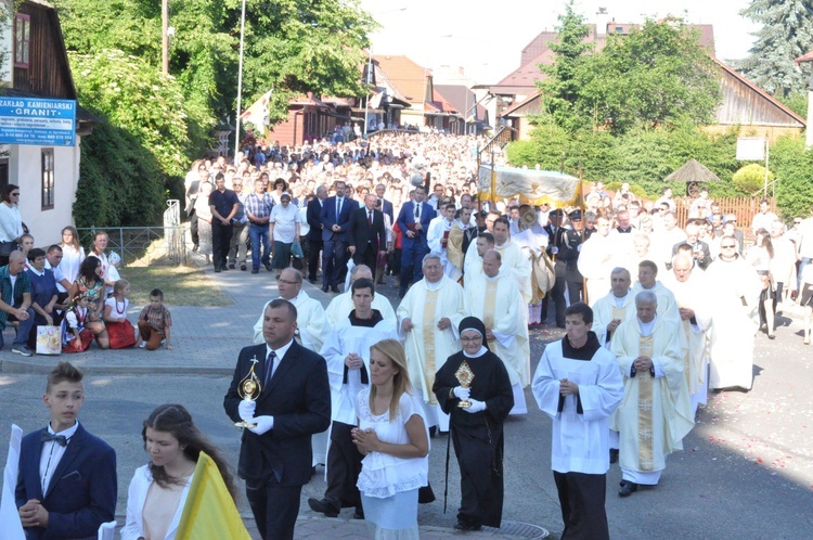 Zakliczyn - procesja Bożego Ciała