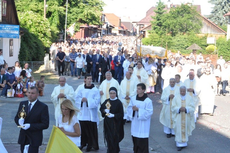 Zakliczyn - procesja Bożego Ciała