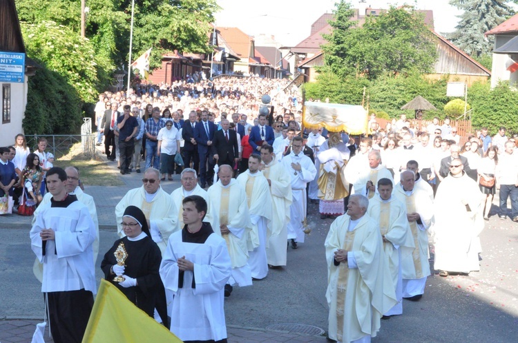 Zakliczyn - procesja Bożego Ciała