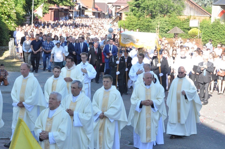 Zakliczyn - procesja Bożego Ciała