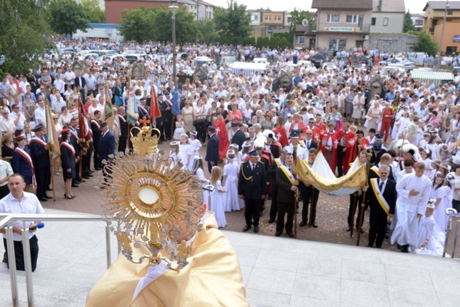 Procesja Bożego Ciała w Opocznie