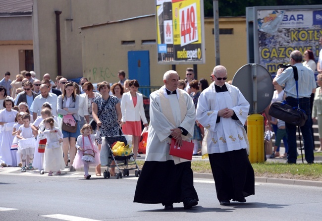 Procesja Bożego Ciała w Opocznie