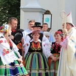 Powitanie MB Częstochowskiej w kościele rektorskim oo. pijarów w Łowiczu