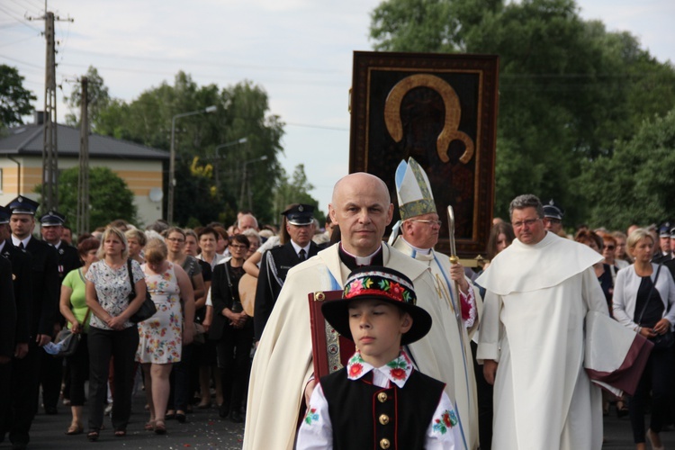 Powitanie ikony MB Częstochowskiej w Bełchowie