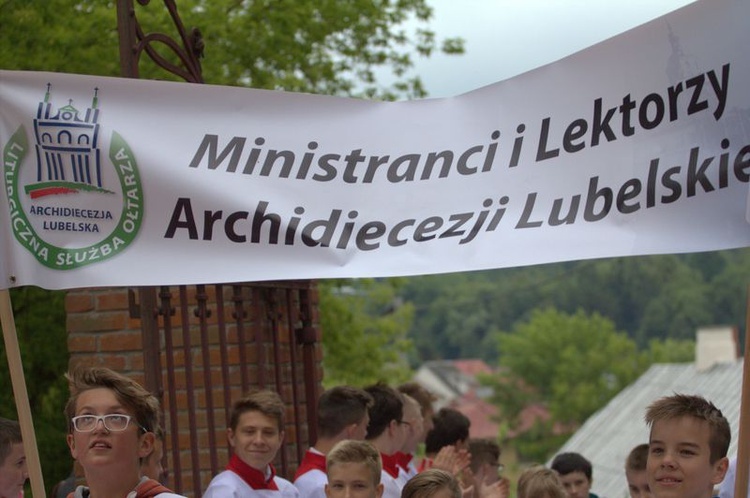 Pielgrzymka ministrantów i lektorów do Wąwolnicy