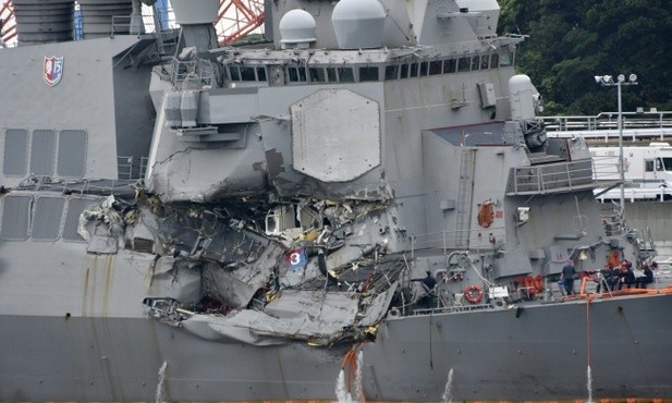 Odnaleziono ciała zaginionych marynarzy z USS Fitzgerald