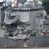 Odnaleziono ciała zaginionych marynarzy z USS Fitzgerald