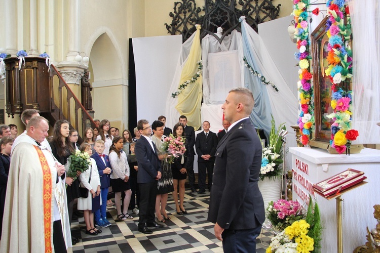 Powitanie ikony MB Częstochowskiej w Nieborowie