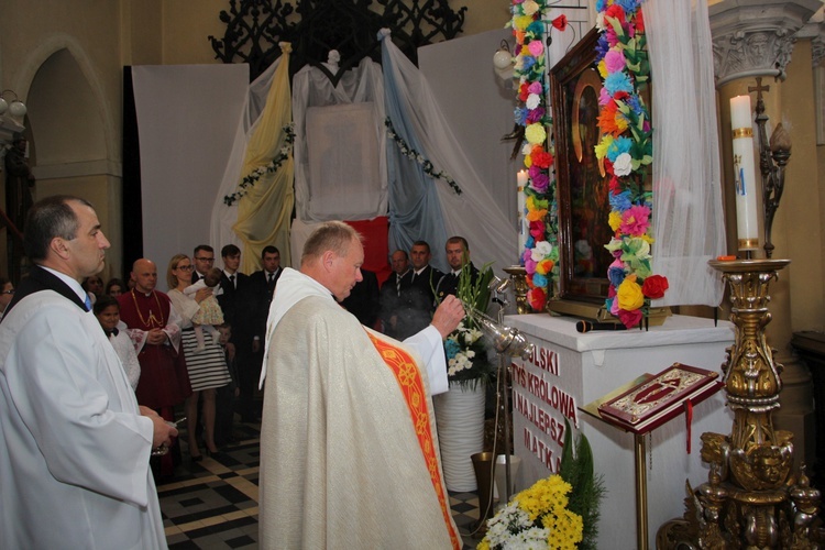 Powitanie ikony MB Częstochowskiej w Nieborowie