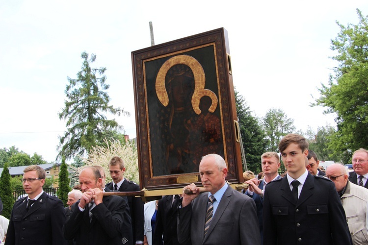 Powitanie ikony MB Częstochowskiej w Nieborowie