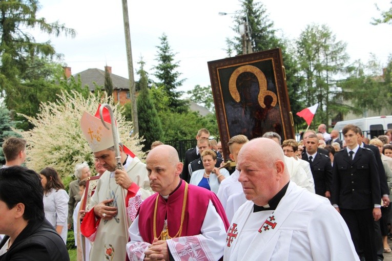 Powitanie ikony MB Częstochowskiej w Nieborowie