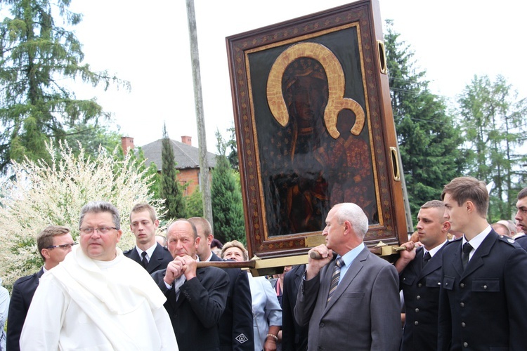 Powitanie ikony MB Częstochowskiej w Nieborowie