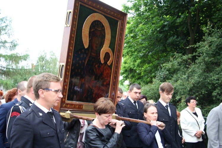 Powitanie ikony MB Częstochowskiej w Nieborowie