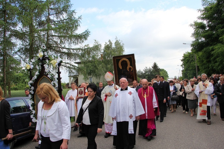 Powitanie ikony MB Częstochowskiej w Nieborowie