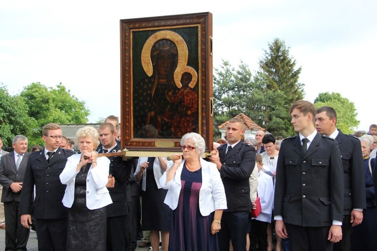Powitanie ikony MB Częstochowskiej w Nieborowie