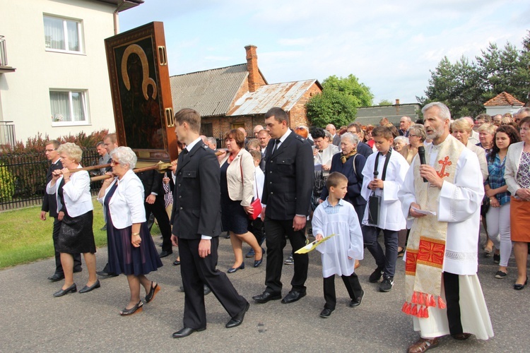 Powitanie ikony MB Częstochowskiej w Nieborowie