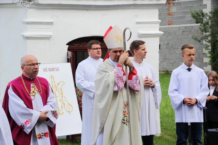 Powitanie ikony MB Częstochowskiej w Nieborowie