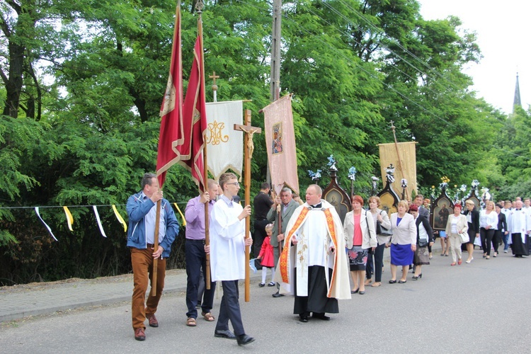 Powitanie ikony MB Częstochowskiej w Nieborowie