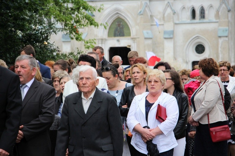 Powitanie ikony MB Częstochowskiej w Nieborowie