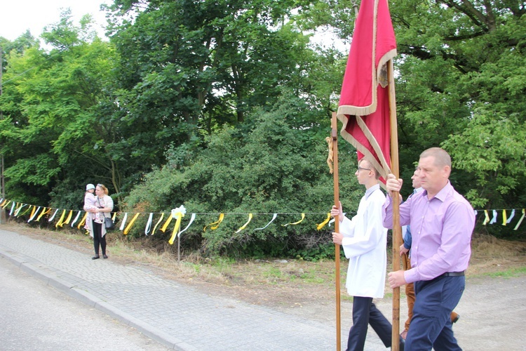 Powitanie ikony MB Częstochowskiej w Nieborowie