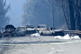 Gigantyczny pożar w Portugalii: 62 ofiary śmiertelne