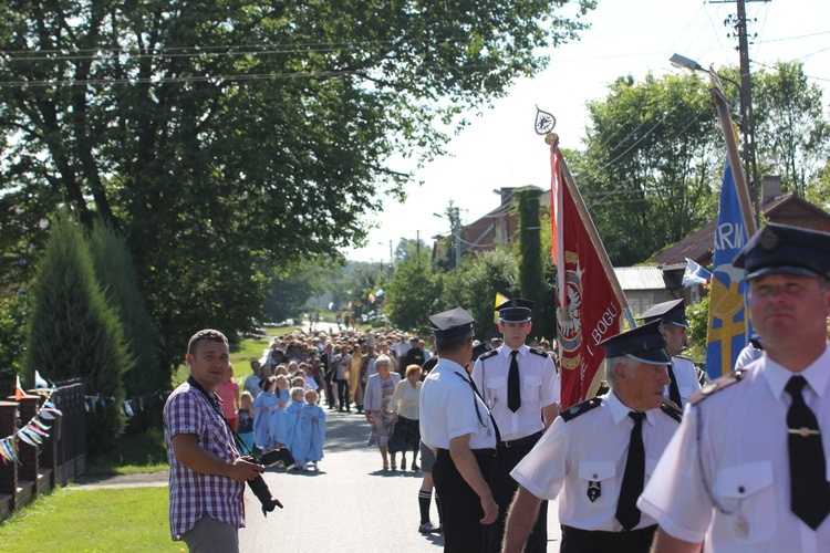 Powitanie ikony MB Częstochowskiej w Bednarach