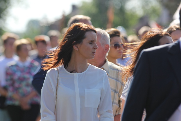 Powitanie ikony MB Częstochowskiej w Bednarach