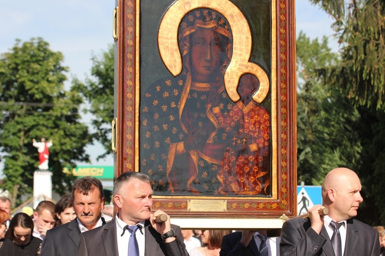 Powitanie ikony MB Częstochowskiej w Bednarach