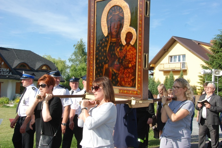 Powitanie ikony MB Częstochowskiej w Bednarach