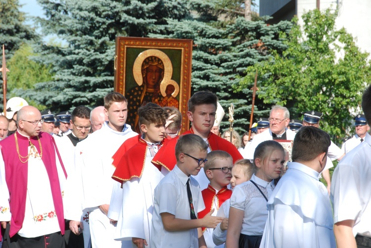 Powitanie ikony MB Częstochowskiej w Bednarach