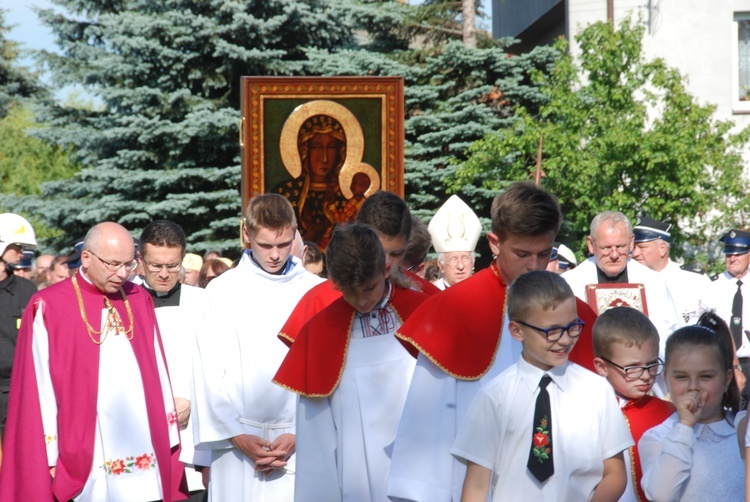 Powitanie ikony MB Częstochowskiej w Bednarach