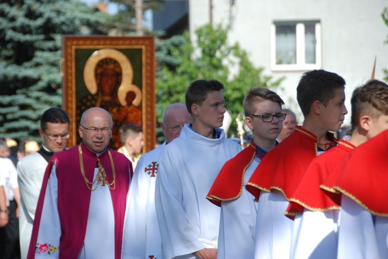Powitanie ikony MB Częstochowskiej w Bednarach