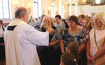 ▼	W dniu odpustu wierni obecni w makowskiej parafii mogli uczcić relikwie świętego.