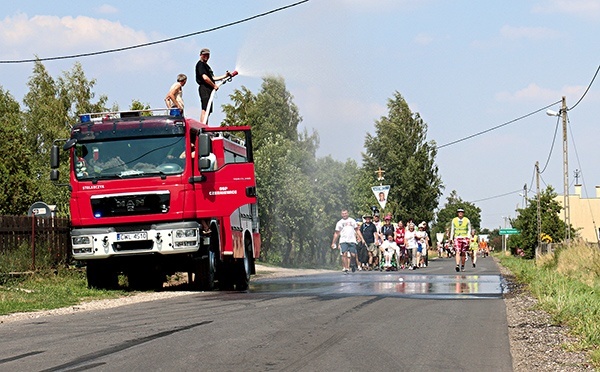 Czasami na trasie jest bardzo gorąco. Na szczęście są na to sposoby.