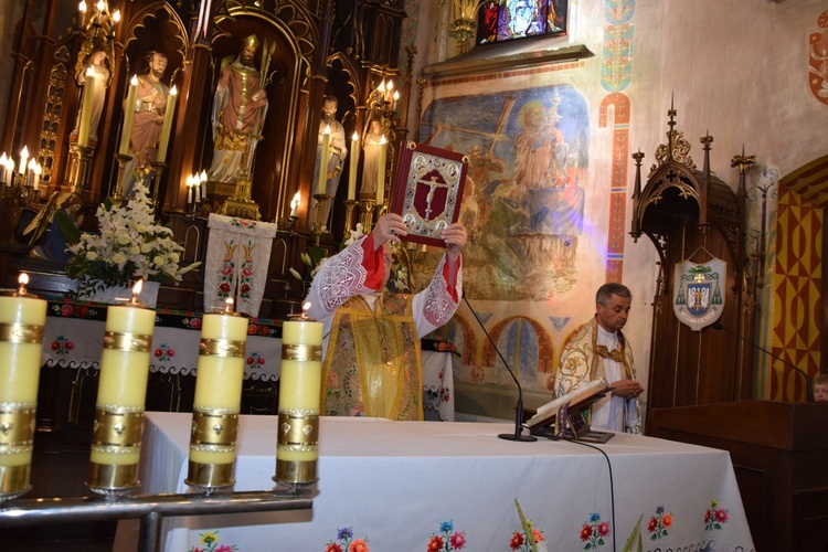 Powitanie ikony MB Częstochowskiej w Kompinie