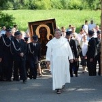 Powitanie ikony MB Częstochowskiej w Kompinie