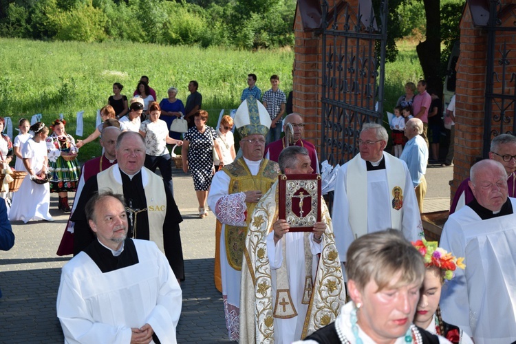 Powitanie ikony MB Częstochowskiej w Kompinie