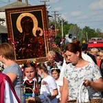 Powitanie ikony MB Częstochowskiej w Kompinie