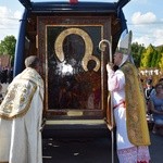 Powitanie ikony MB Częstochowskiej w Kompinie