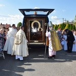 Powitanie ikony MB Częstochowskiej w Kompinie